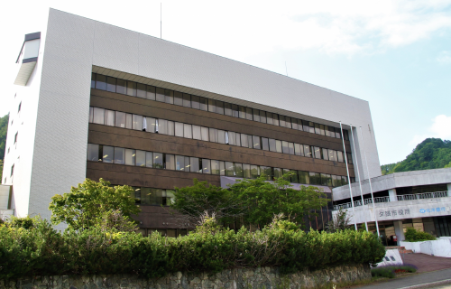 北海道 夕張市庁舎 外観写真